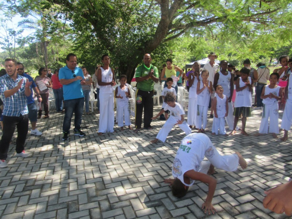 Apresentação da Capoeira &quot;Legado do Alaor&quot; no Parque Natural Municipal Dona Ziza.