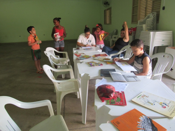 Aproximadamente 50 crianças são contempladas com o Projeto Clubinho da Leitura