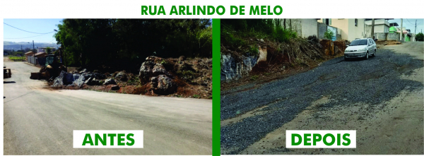 Prefeitura finaliza obra de retirada de rochas de várias Ruas do Bairro Alvorada