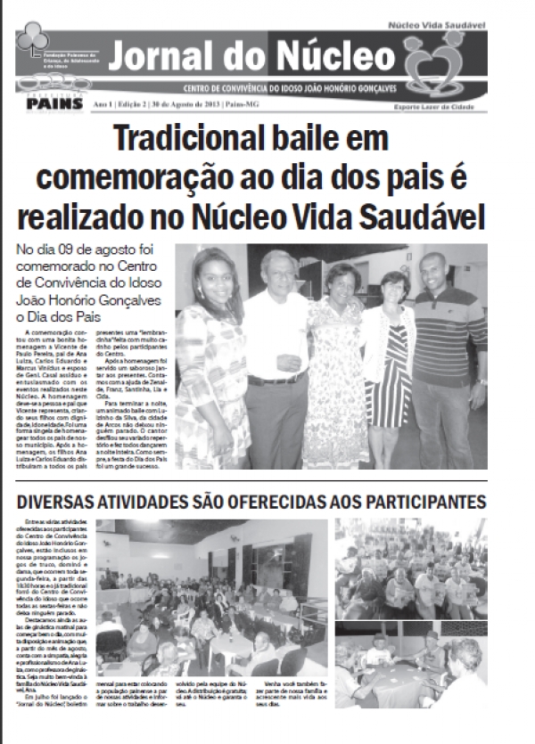 2ª edição do Jornal do Núcleo está circulando