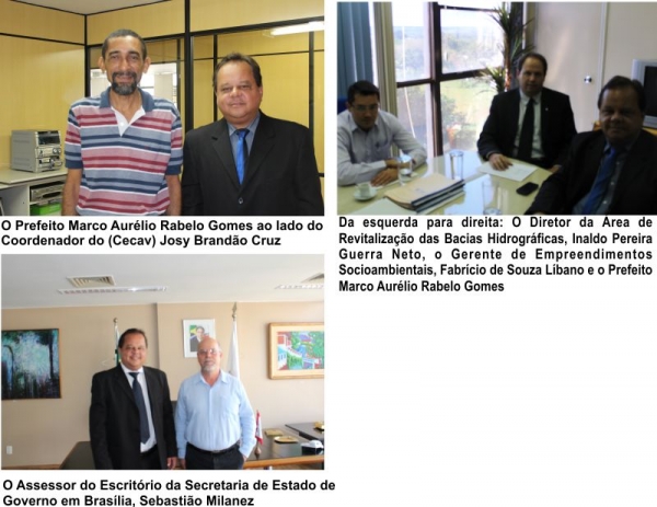 Prefeito participa de várias reuniões em Brasília