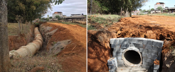 Prefeitura realiza obra de drenagem na Vila Crispim