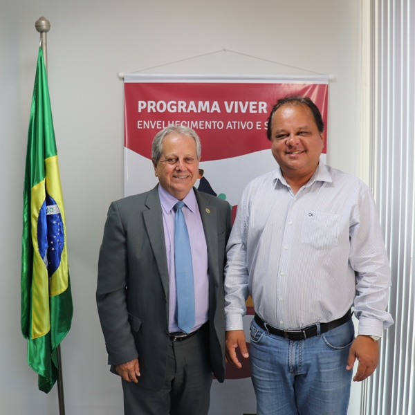 Prefeito se reúne com o Secretário de Promoção a Defesa da Pessoa Idosa em Brasília